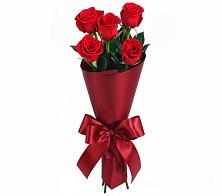 Букет 5 Красных роз Эдлесс Лав в Тенгинской