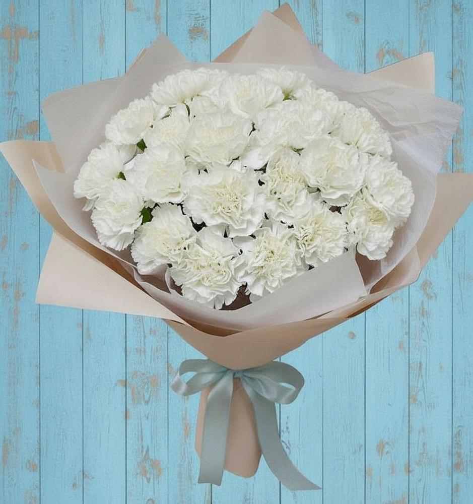 Букет цветов из: Гвоздики в Тенгинской