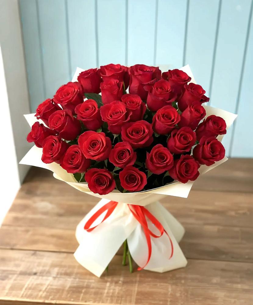 Букет 29 Красных роз в Тенгинской
