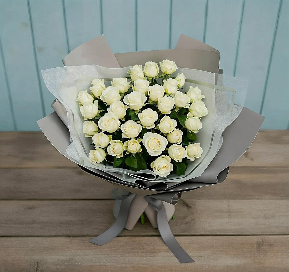 Букет Белоснежная нежность в Тенгинской