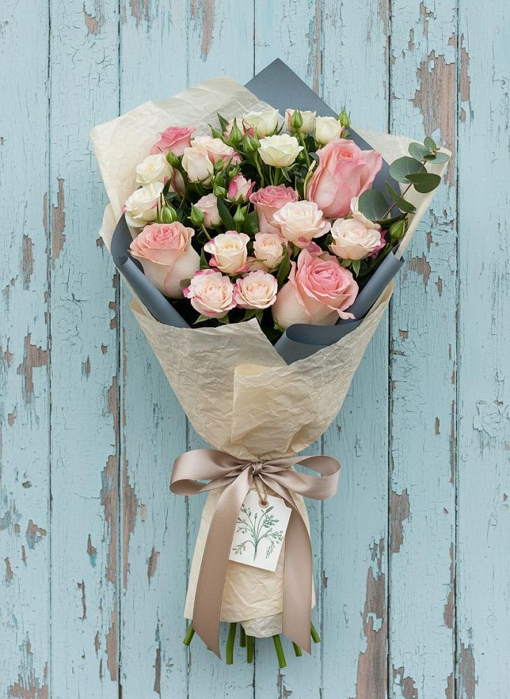 Букет цветов из: Розы в Тенгинской