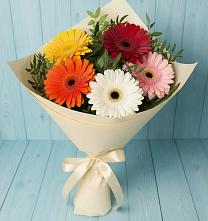 Букет цветов из:  Герберы в Тенгинской