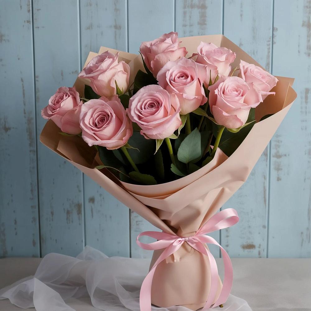 Букет цветов из: Розы в Тенгинской