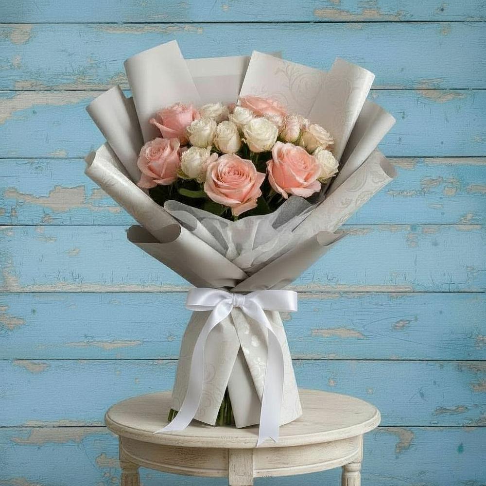 Букет цветов из: Розы в Тенгинской