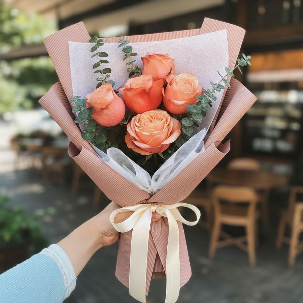 Букет цветов из: Розы в Тенгинской