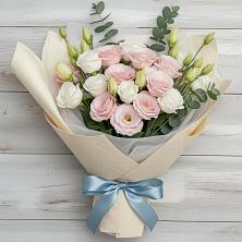 Букет цветов из:  Лизиантусы в Тенгинской