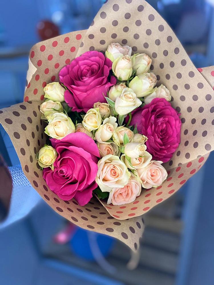 Букет цветов из: Розы в Тенгинской