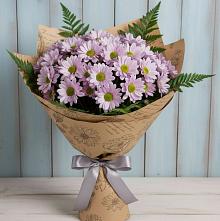 Букет цветов из:  Хризантемы #REPLACE_PRED# Тенгинской