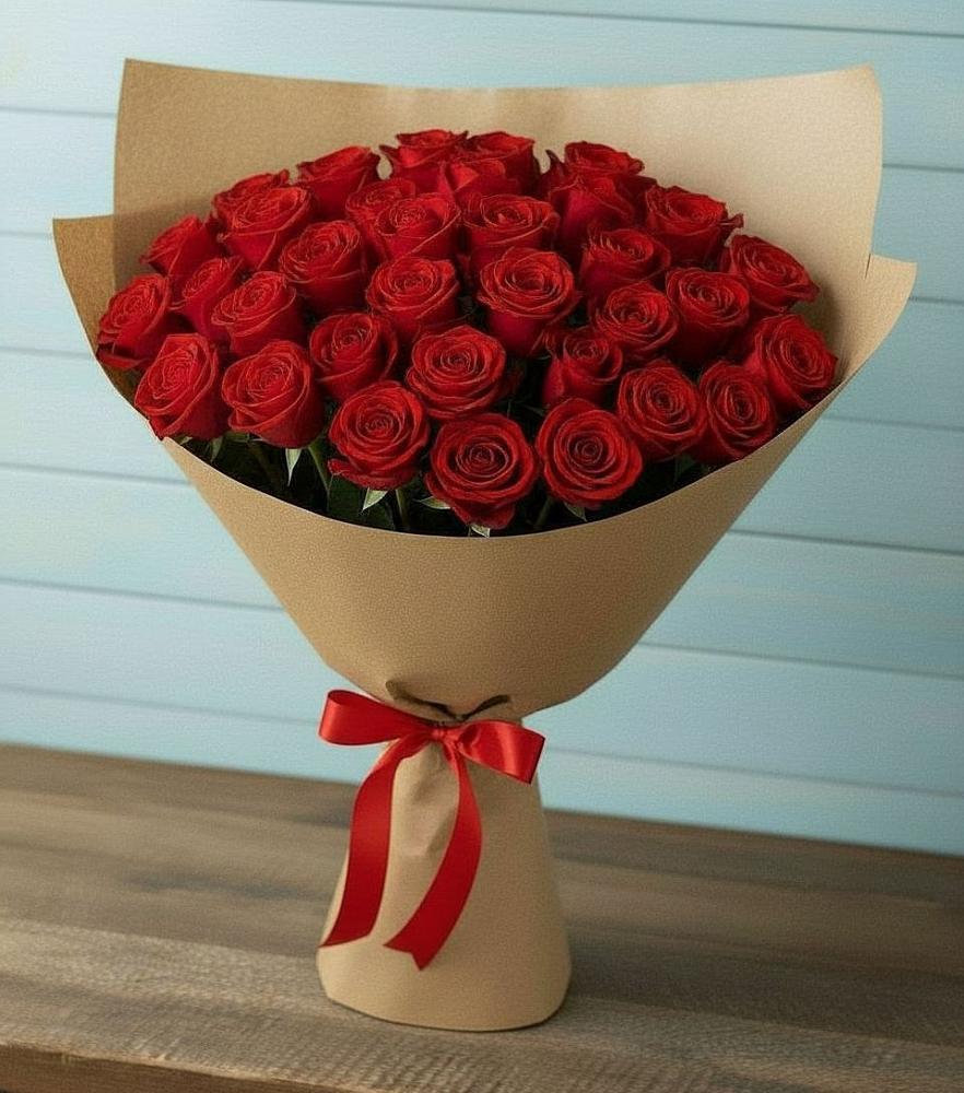 Букет Красные розы Милано в Тенгинской