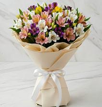 Букет цветов из:  Альстромерии в Тенгинской