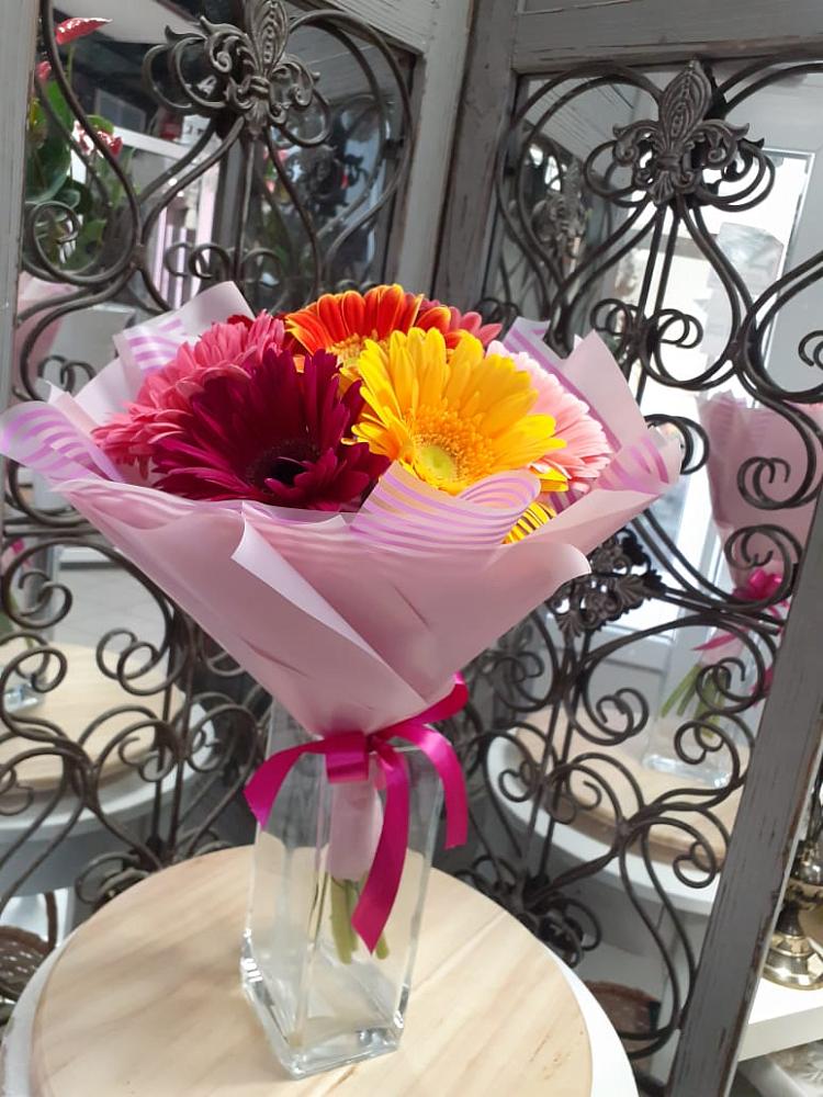 Букет цветов из: Герберы в Тенгинской