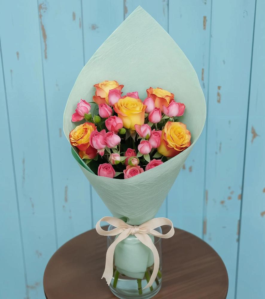 Букет цветов из: Розы в Тенгинской