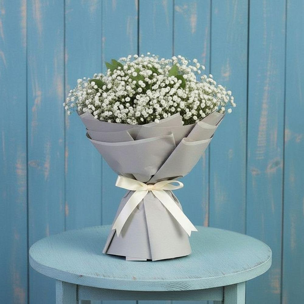 Букет цветов из: Гипсофила в Тенгинской