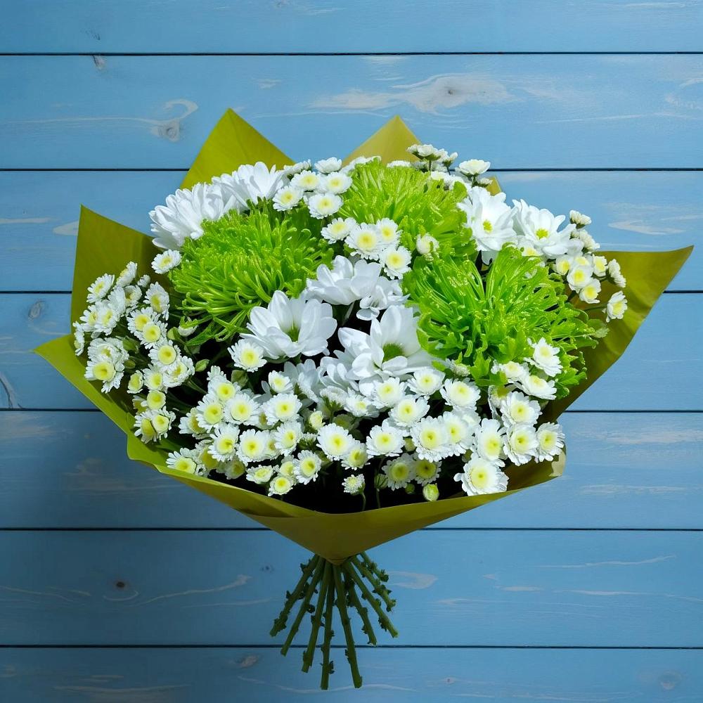 Букет цветов из: Хризантемы в Тенгинской