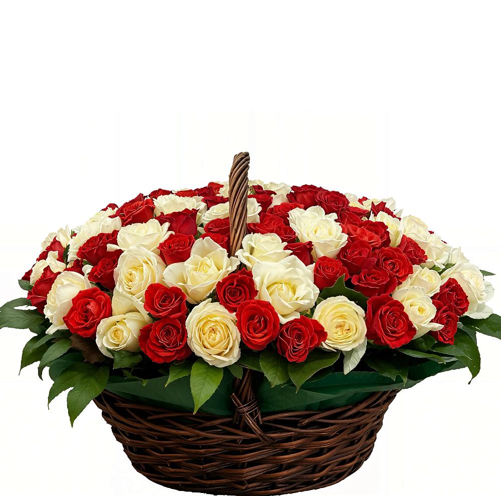 Премиум букет из: Розы в Тенгинской