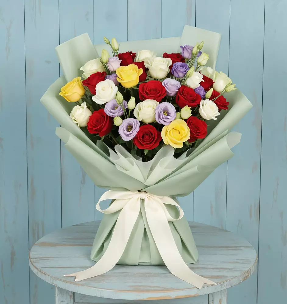 Букет цветов из: Розы в Тенгинской